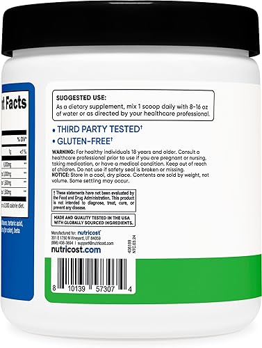 Vista 58 de Nutricost BCAA Polvo 2:1:1