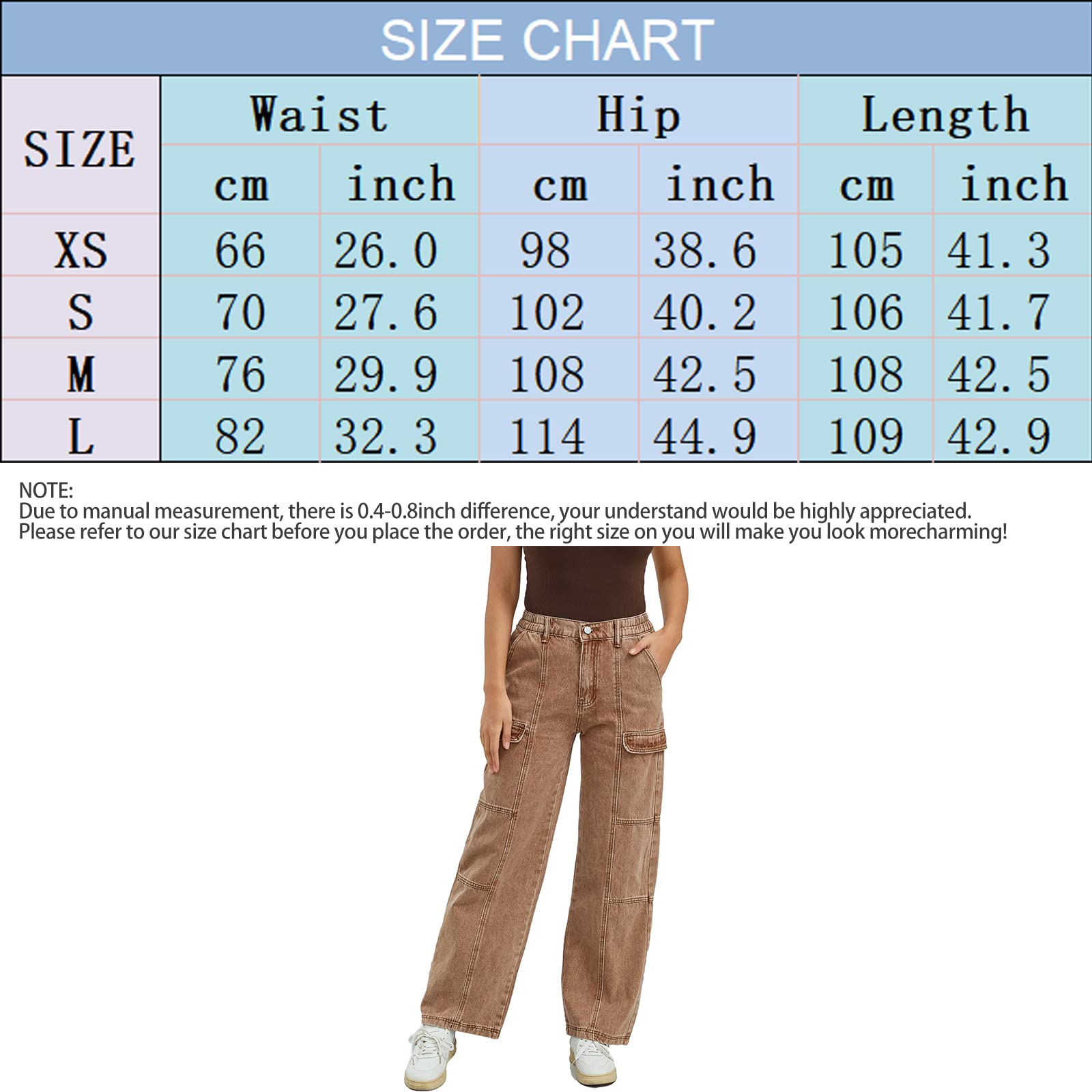 Pantalones de mezclilla holgados para mujer, cintura alta, pierna recta, pierna ancha, pantalones cargo estilo boyfriend Y2K, pantalones de mezclilla sueltos casuales