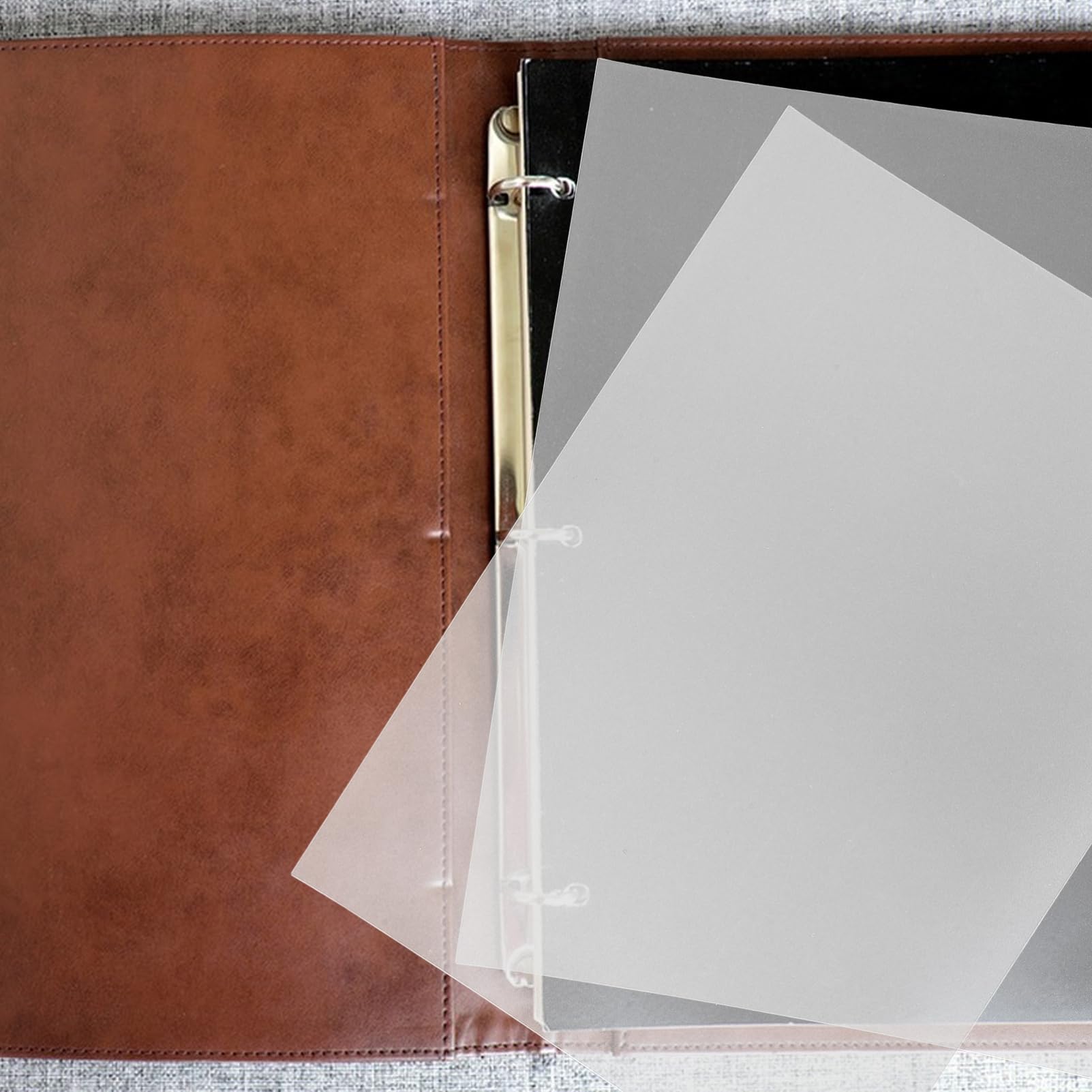 Operitacx 100 Pezzi Copertina per Libri Protezione Flessibile per Quaderni Documenti e Partiture Facile Adatta per Scolastico e Professionale