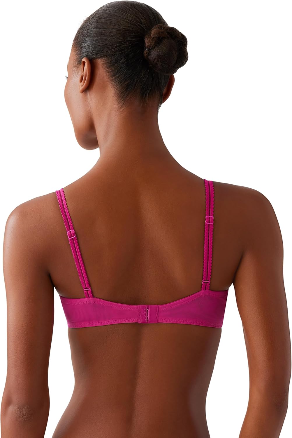 b.tempt'd Womens It's on Unlined Lace Demi Contour Underwire Bra, 951296 - Image 3