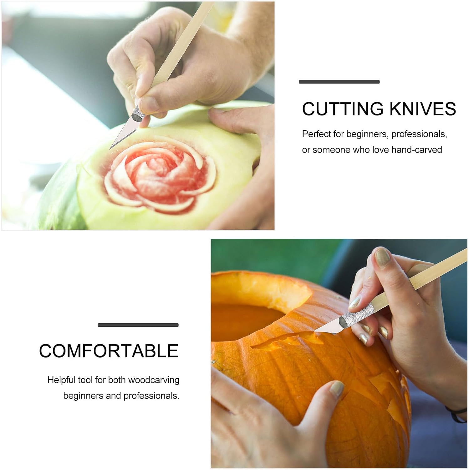 Precision Craft Hobby Knives for Beginners and Professionals | Stainless Steel and ABS Construction, Precise Applications, Steady Grip, for Paper and Wood DIY Art Projects