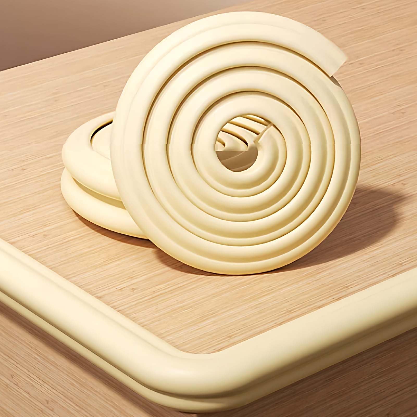 Protector De Esquinas para Muebles, Tira Antigolpes De Espuma, Protector De Bordes, Parachoques Suave, Cinta De Doble Cara, Flexible, Elástica, Recortable, para Mesas