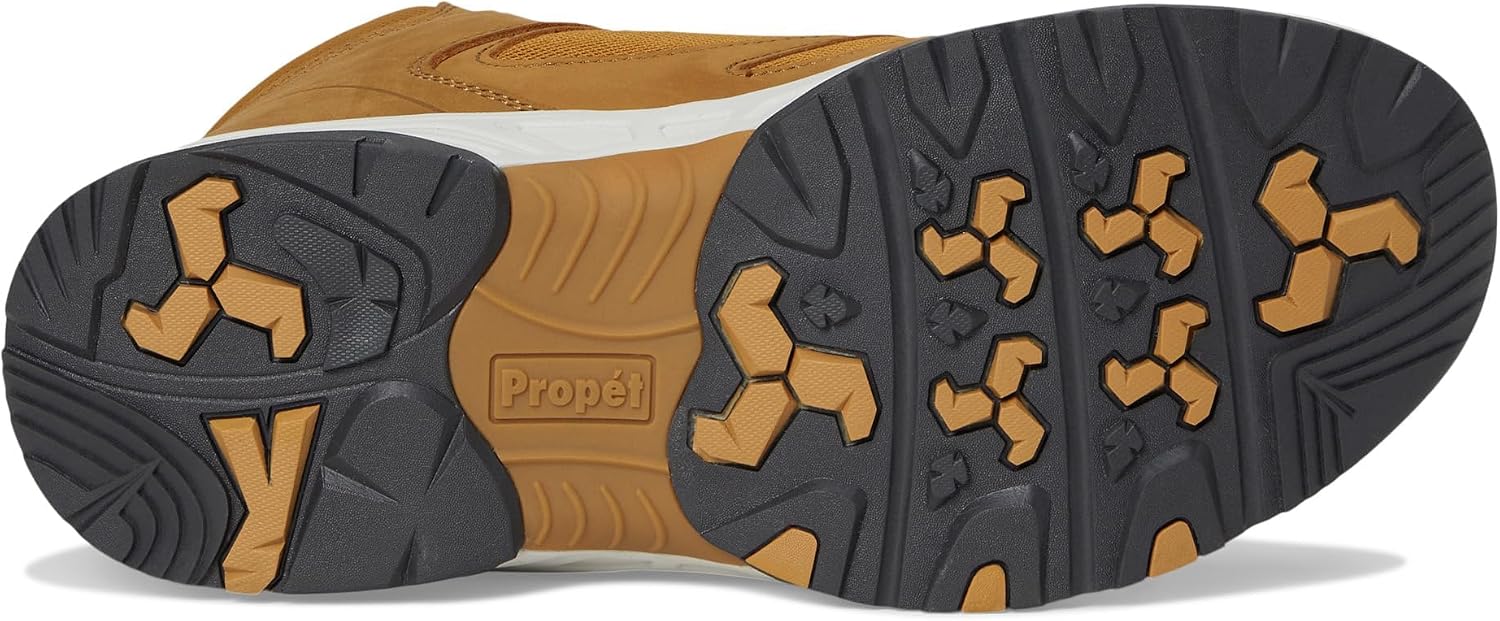 Propet Womens Cypress Round Toe Hiking Casual Boots Ankle Low Heel 1-2" - Black