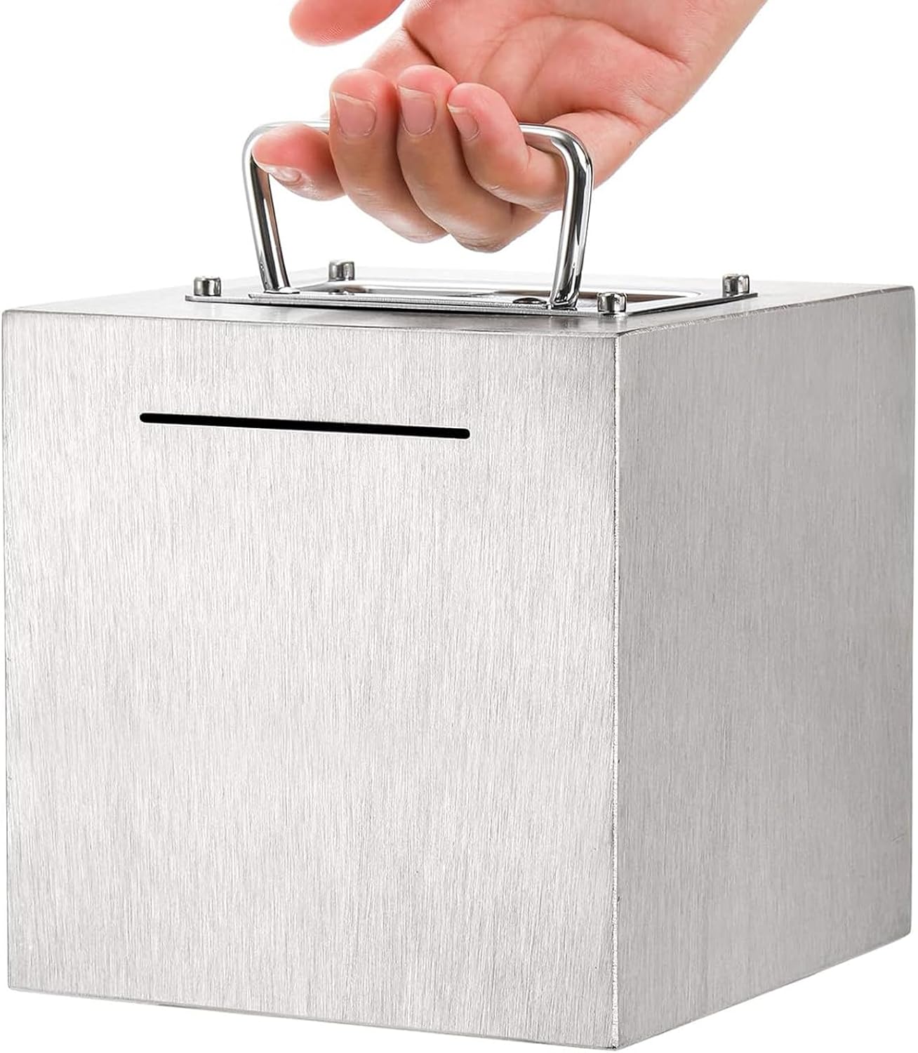 Money Bank for Adults 6inch Stainless Steel Unbreakable Reusable Bank