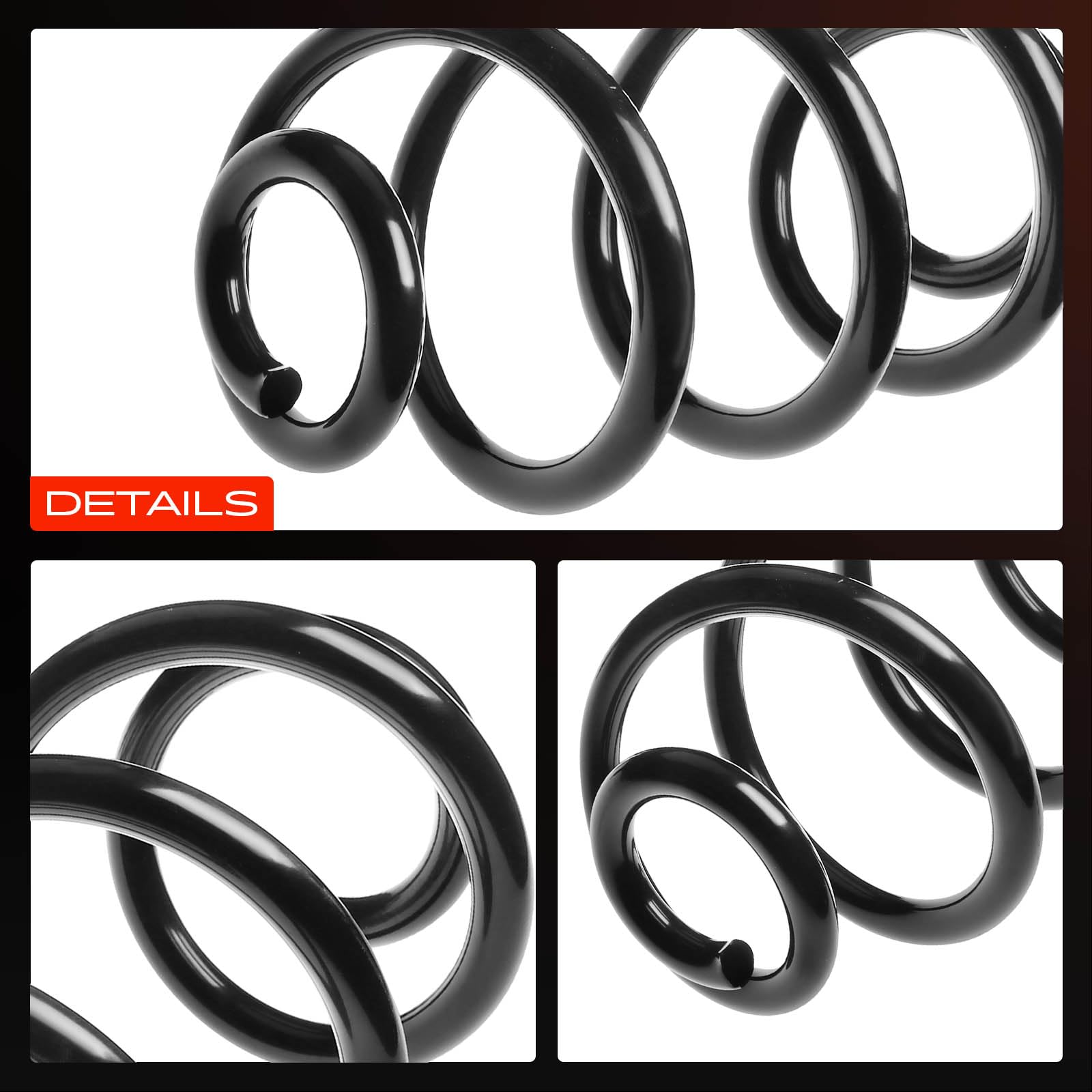 Frankberg 2x Muelles de chasis Muelles de suspensión Compatible con Clio III BR0/1 CR0/1 Clio III Grandtour KR0/1 Modus/Grand Modus F/JP0 Replace# 8200341248