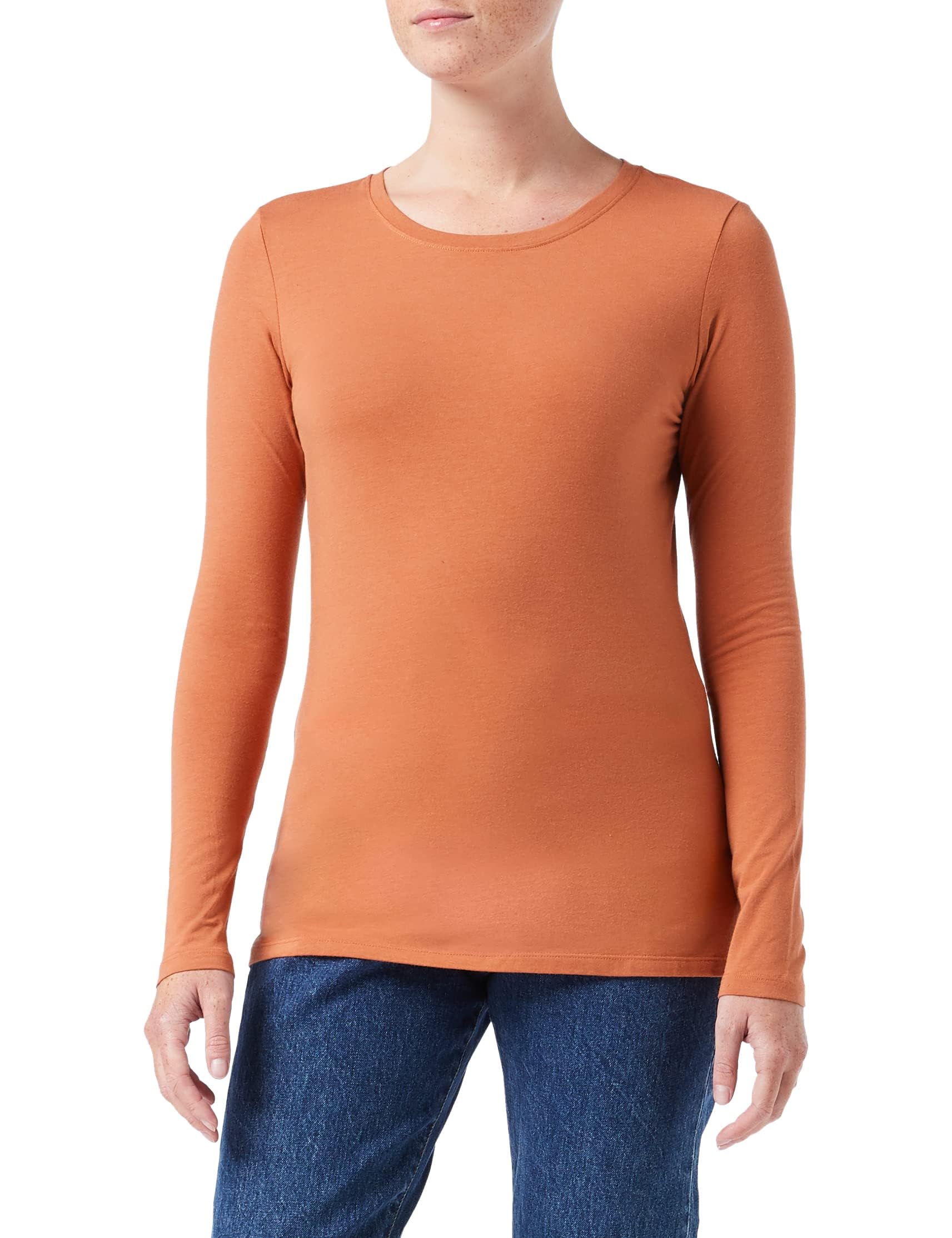 Amazon Essentials Women's Regular-Fit Long-Sleeve Crewneck T-Shirt (Available in Plus Size) — view 27