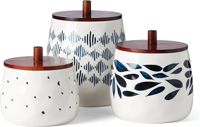 Lenox 894647 Blue Bay 3-Piece Canister Set