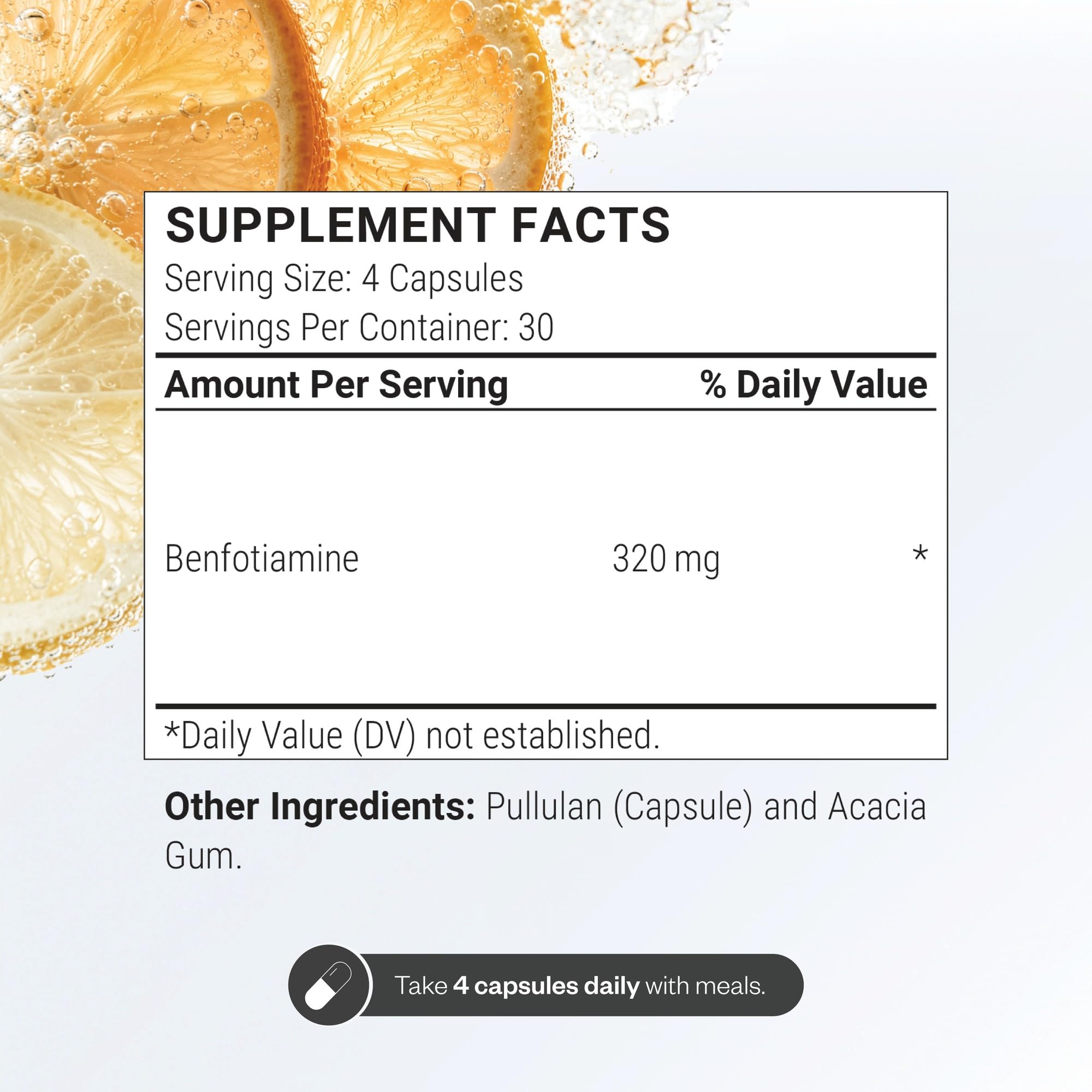 Supersmart - Benfotiamine 80 mg - Source of Vitamin B1 Maintain Healthy Metabolic Function | Non-GMO & Gluten Free - 120 Vegetarian Capsules (Old) — Amazon image 4