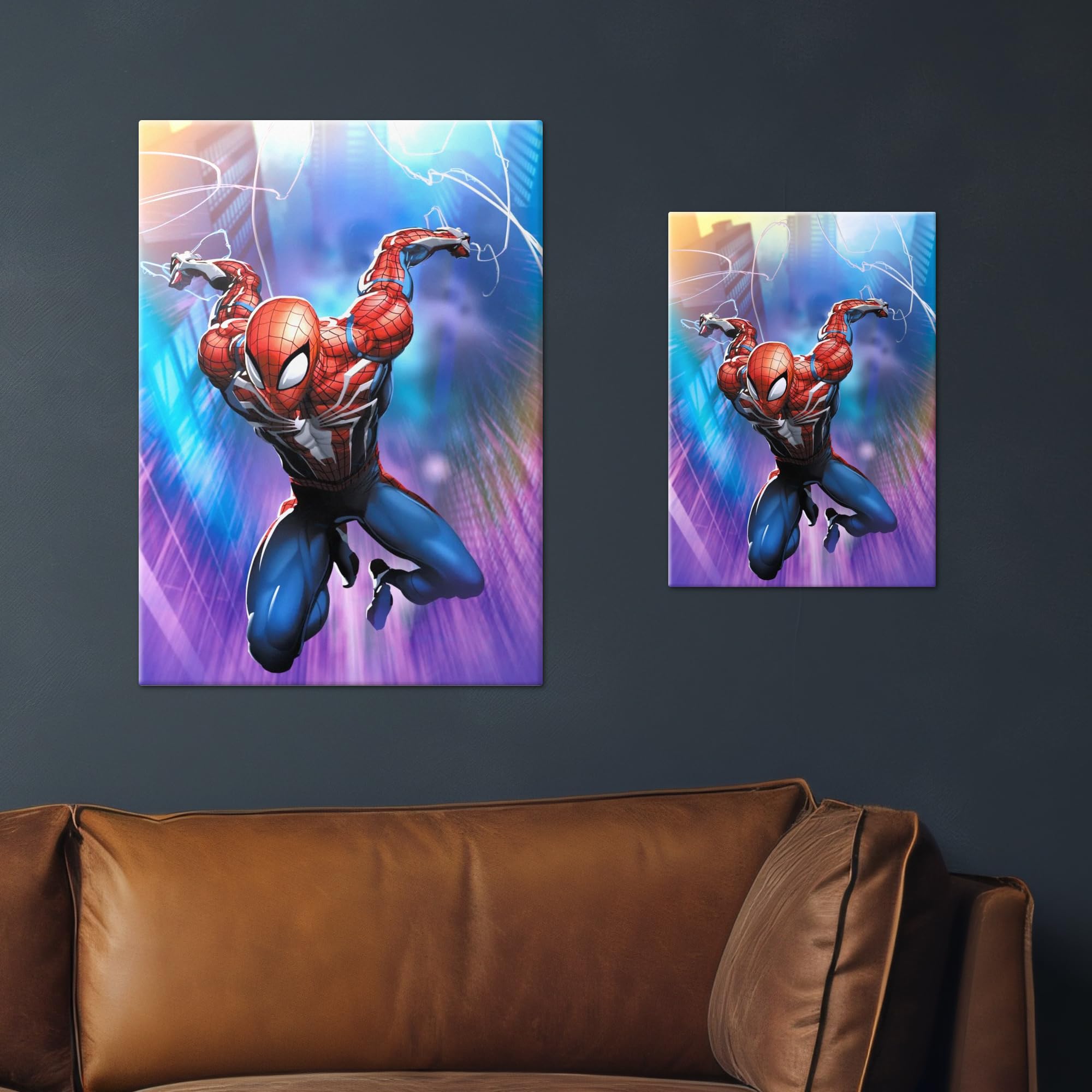 Amazon.com: Displate Official Spiderman Metal Poster Magnetic