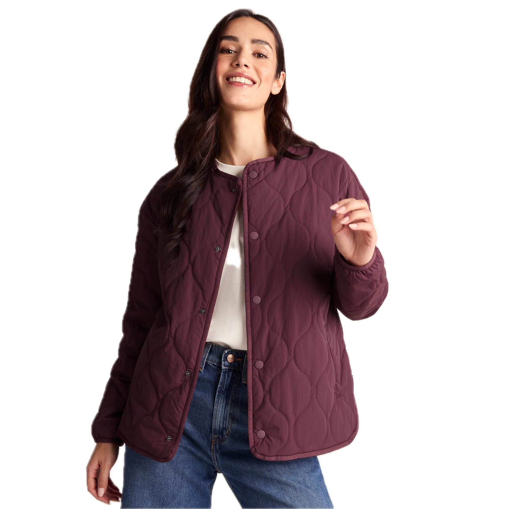 Tog24 Women's Raspberry 'Cleadon' Shower Resistant Lightweight Insulated Jacket In | Size: 16