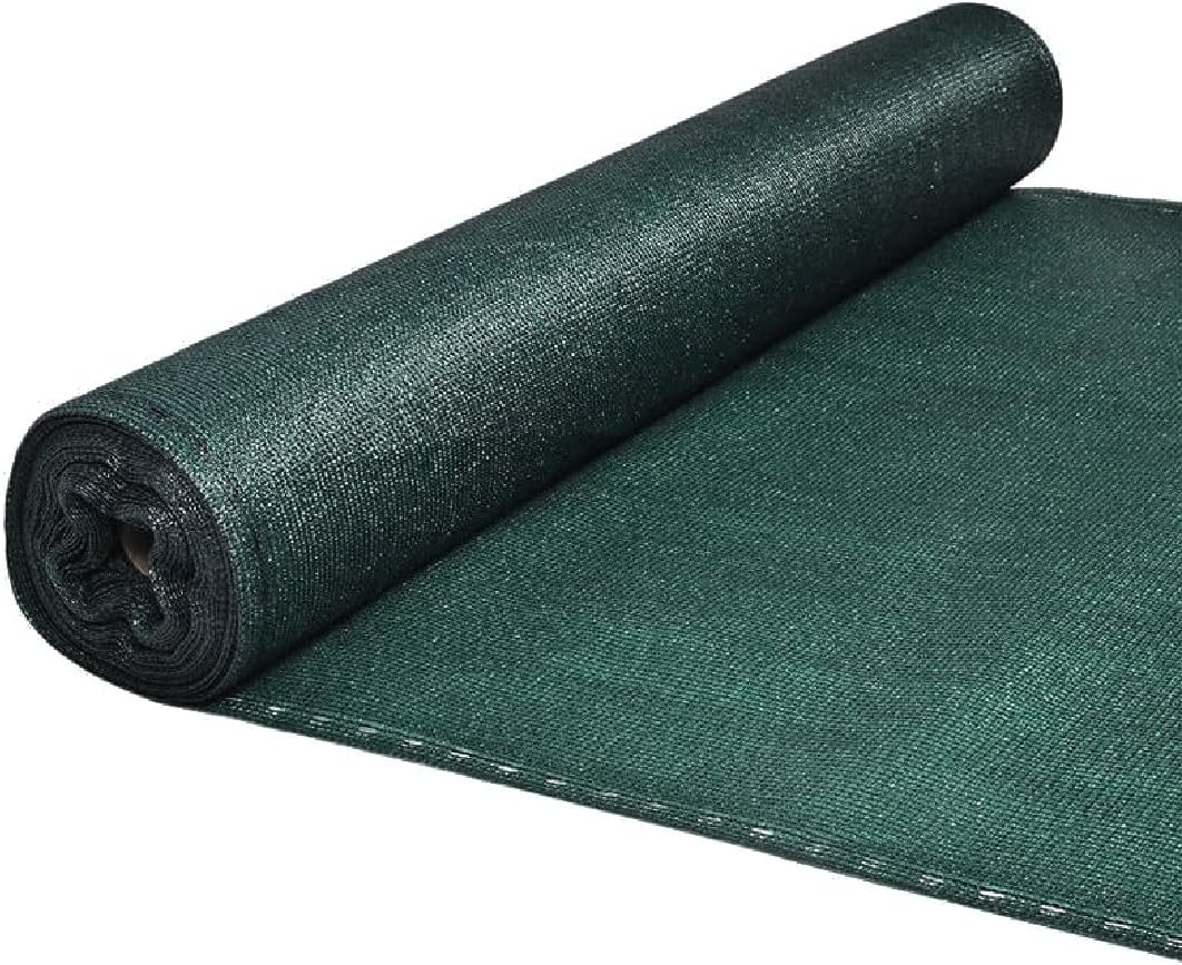 True Products80% Shade Netting Privacy Sceening Windbreak Fabric Garden Net, Green 1m x 50m