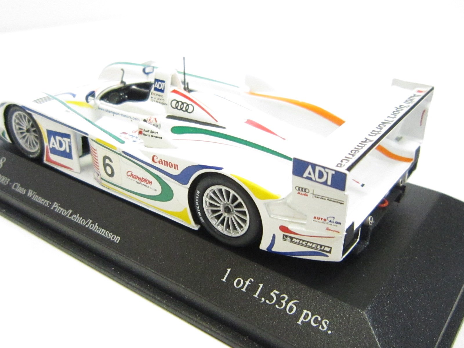 AUDI R8 3RD PLACE 24H LE MANS 2003 PIRRO