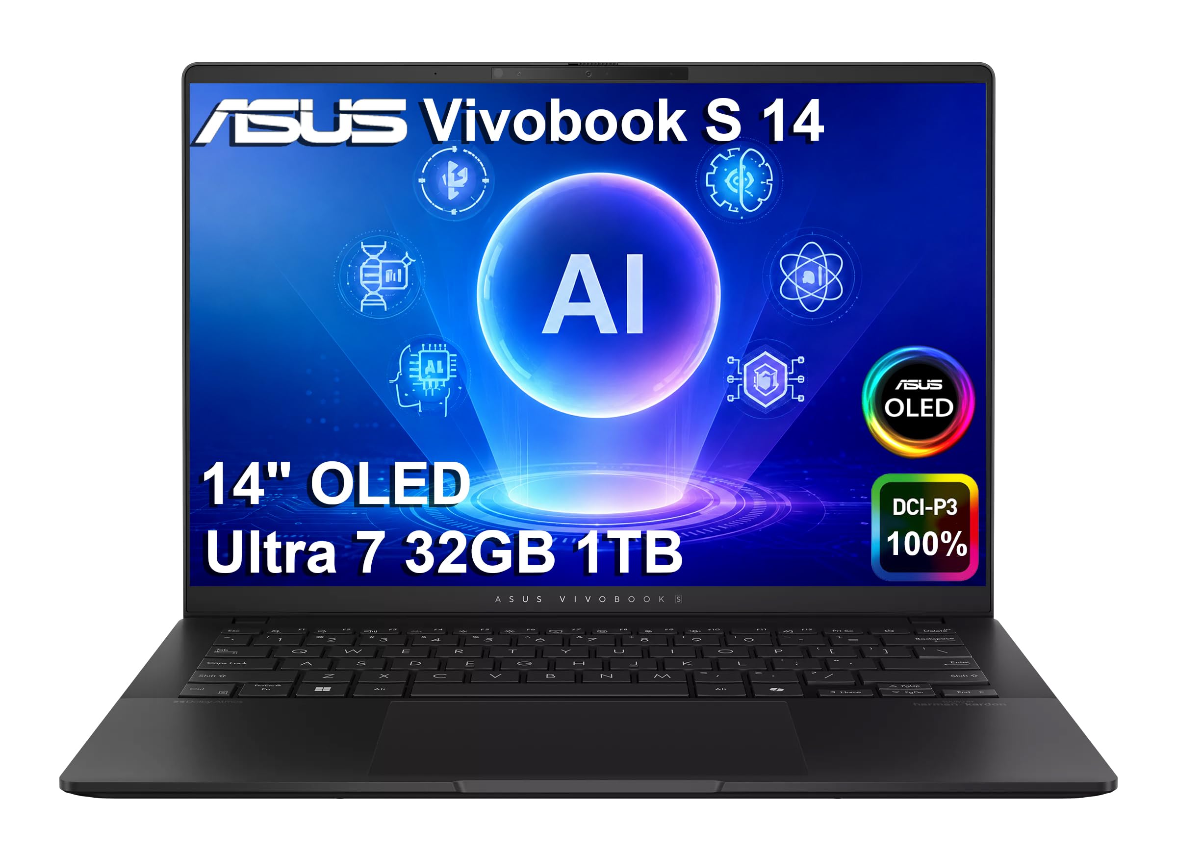 ASUS Vivobook S 14 1TB、32GB、CoreUltra 7 Amazon.com: ASUS Vivobook S 14 OLED Laptop, 14