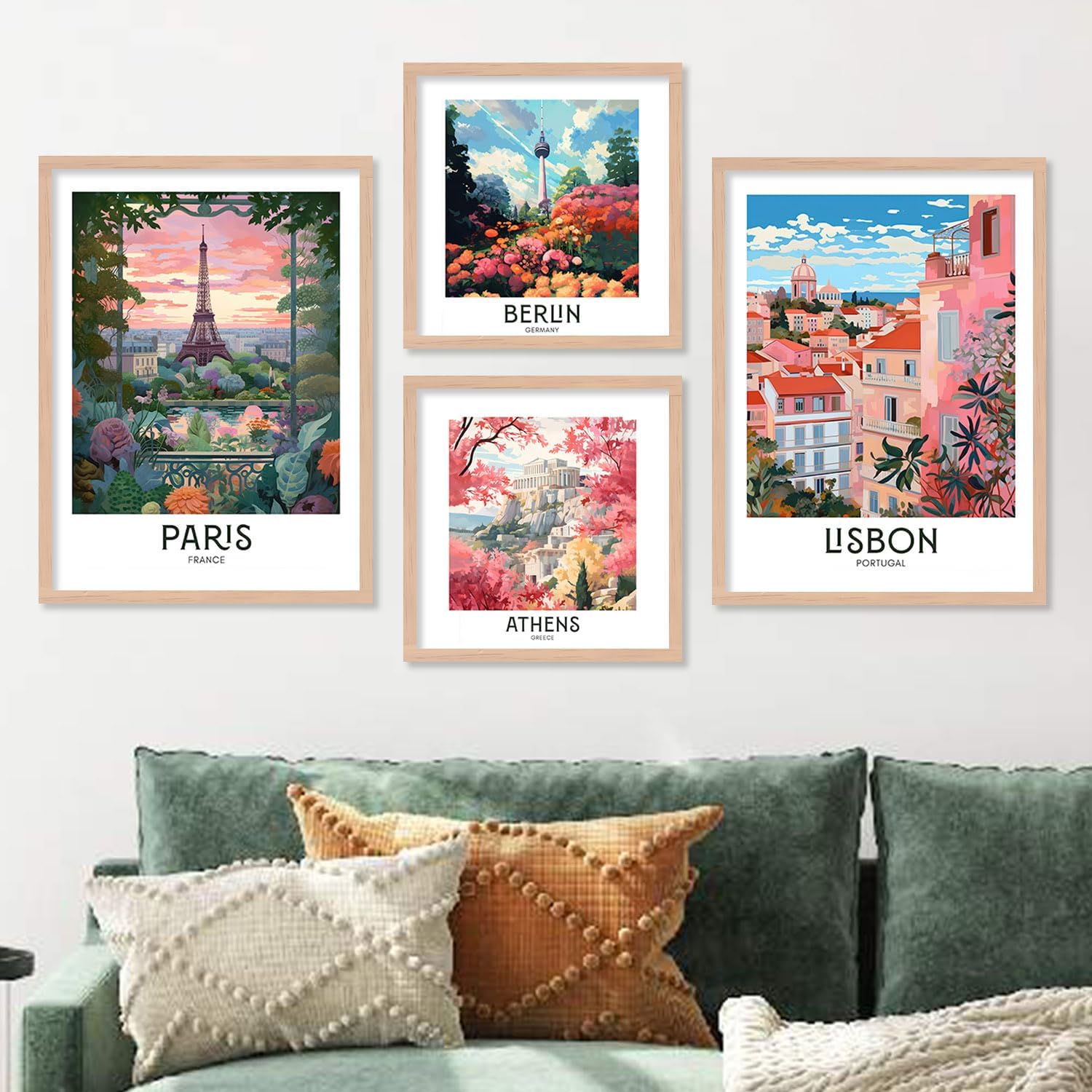 Kotart Wood Wall Paintings - Nature Leaf Art -16