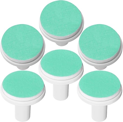 Miniatura 9 de 24 almohadillas eléctricas para limas de uñas para bebé, cabezales de repuesto universales para recortadora de uñas eléctrica, fáciles de usar