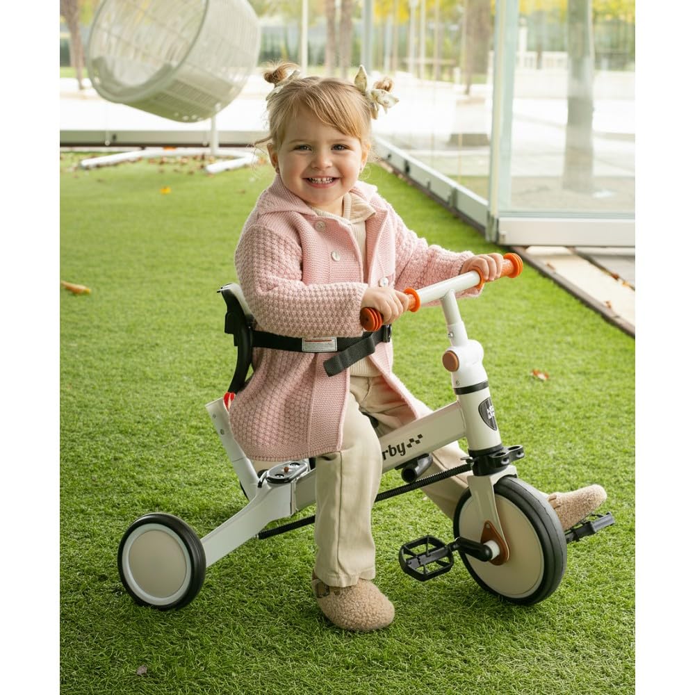 Interbaby Norby: 5 in 1 Dreirad und Laufrad mit Verdeck, 1 bis 5 Jahre