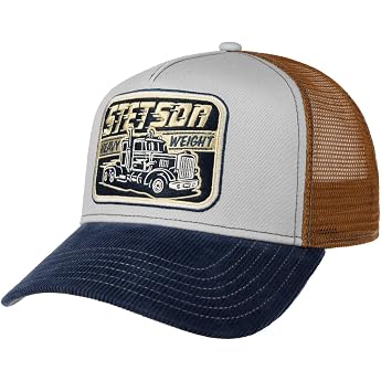 Stetson Heavy Weight Trucker Cap - Casual Style - Breathable Mesh Cap for Men - Can be worn all year round
