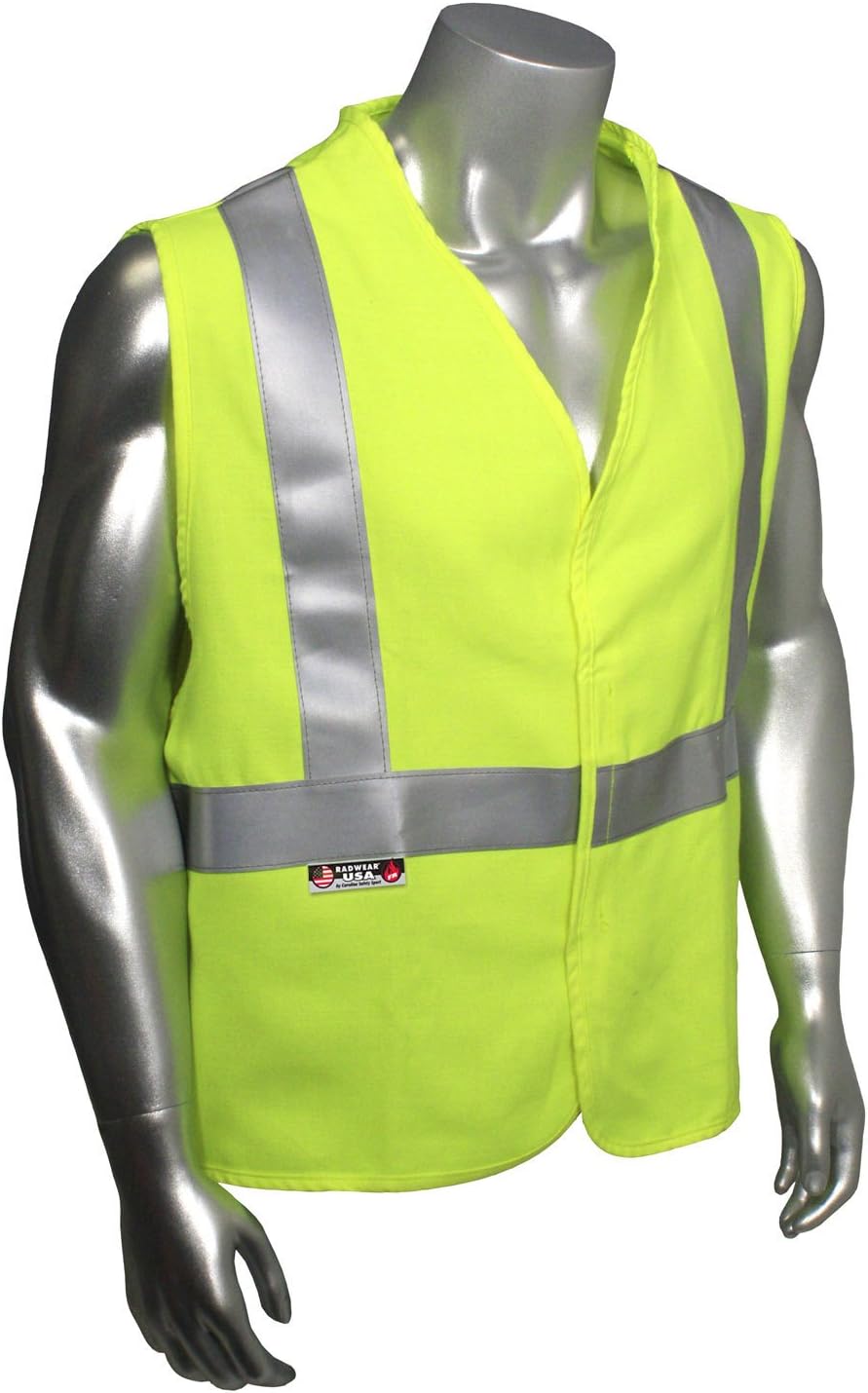 Limited Discount Radians SV92-2VGSFR-2X Radwear Basic Modacrylic FR Class 2 Solid Vest with Hook and Loop Closure Up To 60% OFF Radians SV92-2VGSFR-2X Radwear Basic Modacrylic FR Class 2 Solid Vest with Hook and Loop Closure