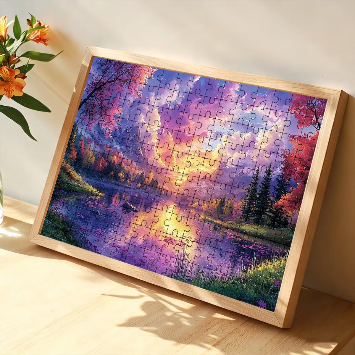 Puzzle 1500 Pezzi Paesaggi, Puzzle Natura, Puzzles in Legno, 87x57cm -1576