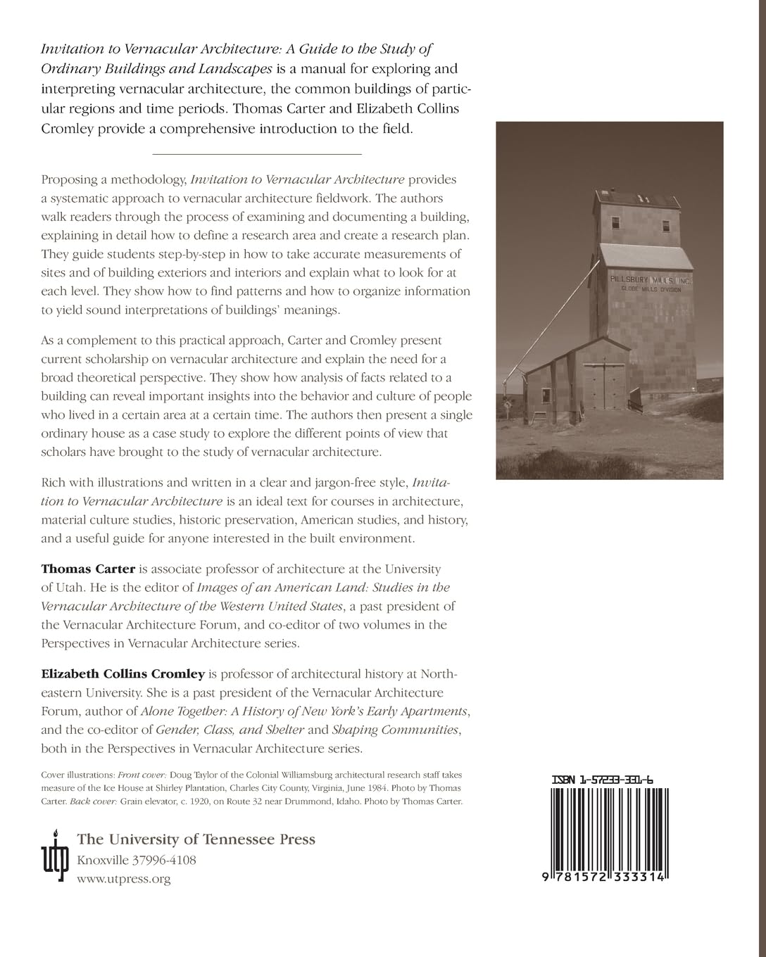 Invitation to Vernacular Architecture: A Guide to the Study of Ordinary Buildings and Landscapes (Volume 6)