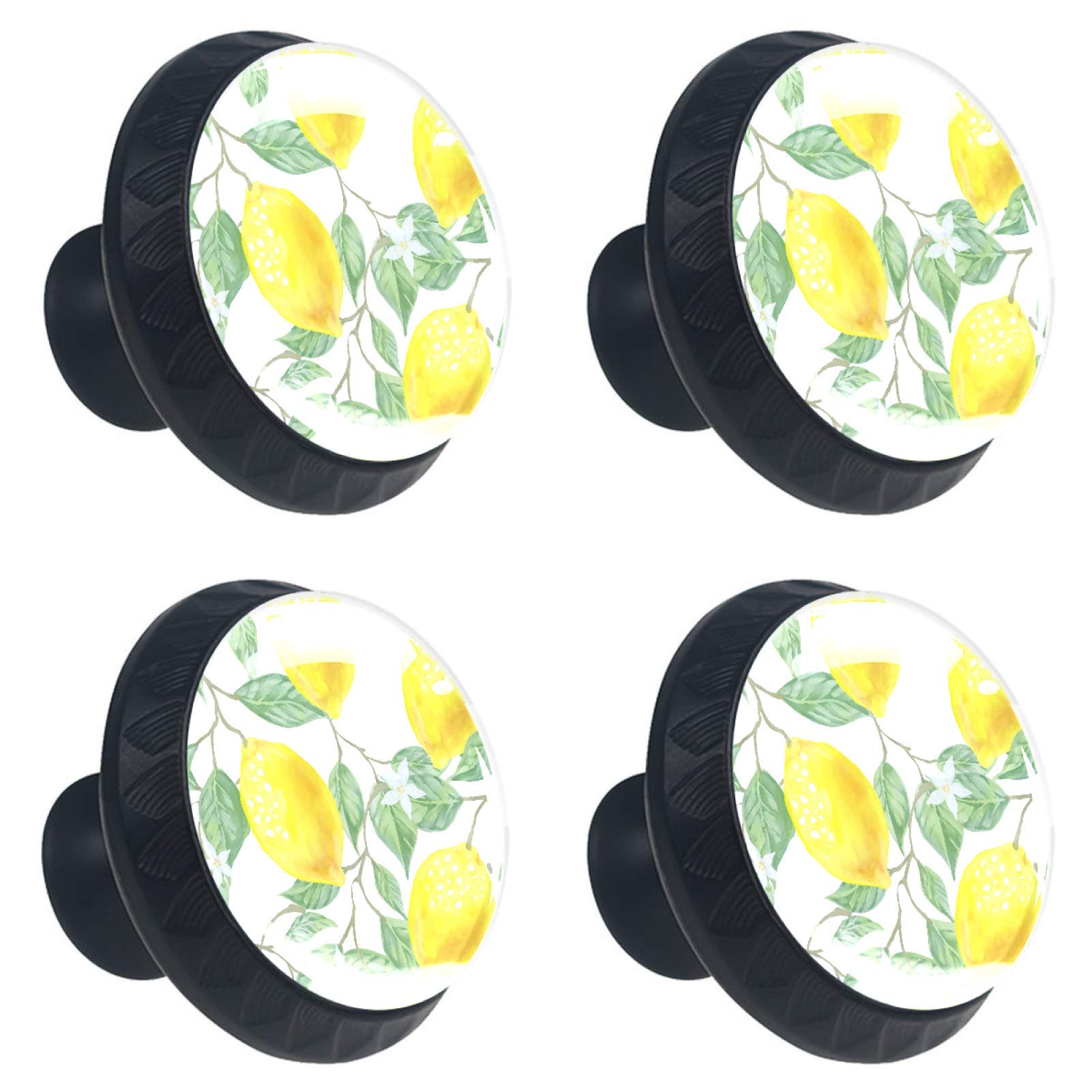 Boutons de meuble ronds tropical en verre pour une ambiance estivale dans votre cuisine