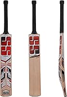SS Noir Premium Kashmir Willow Cricket Bat for Youth Sizes 3-6 | Handcrafted Power Bat with Big Edges & Super Spine