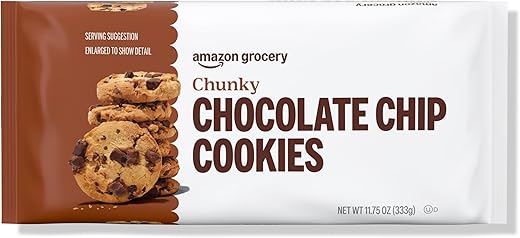 Amazon Grocery, Chunky Chocolate Chip Cookies, 11.75 Oz