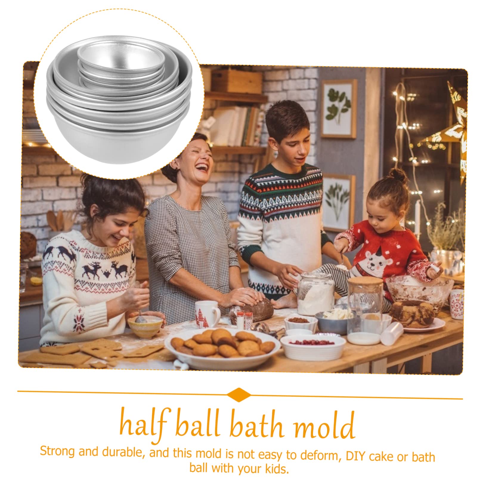 Moule Demi-sphère Artisanal pour Garçon et Filles 12 Pièces