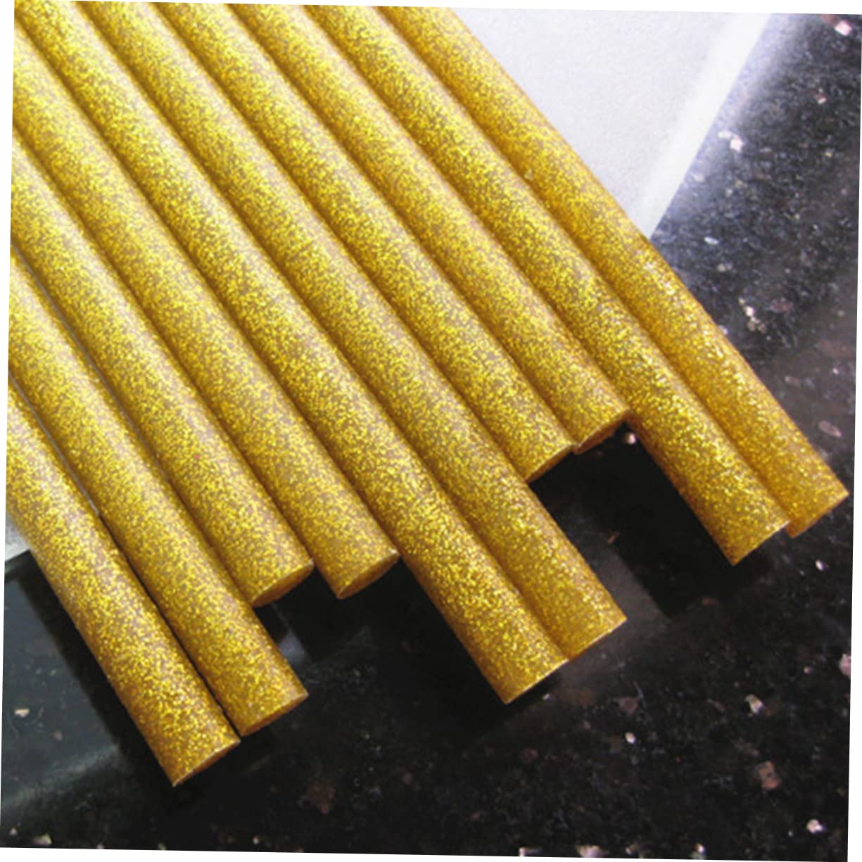 Zerodeko 100Pcs Colorful Glitter Hot Glue Sticks Versatile Adhesive for Crafts Home Repair and Decoration for More