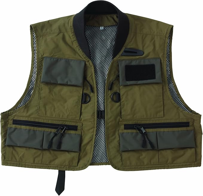 Caddis Men's Green Natural Breathable Wader Fishing Vest Wading Vest