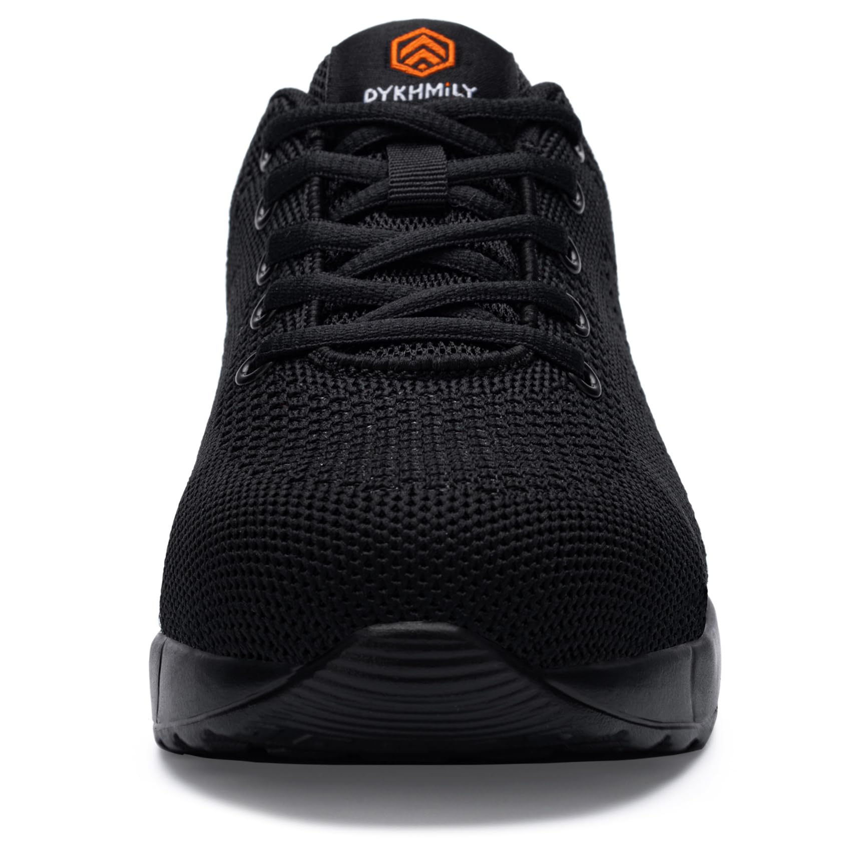 DYKHMILY Sicherheitsschuhe Damen Luftkissen Arbeitsschuhe Leicht Stahlkappenschuhe Sportlich Atmungsaktiv Dämpfung(Schwarz,40EU)