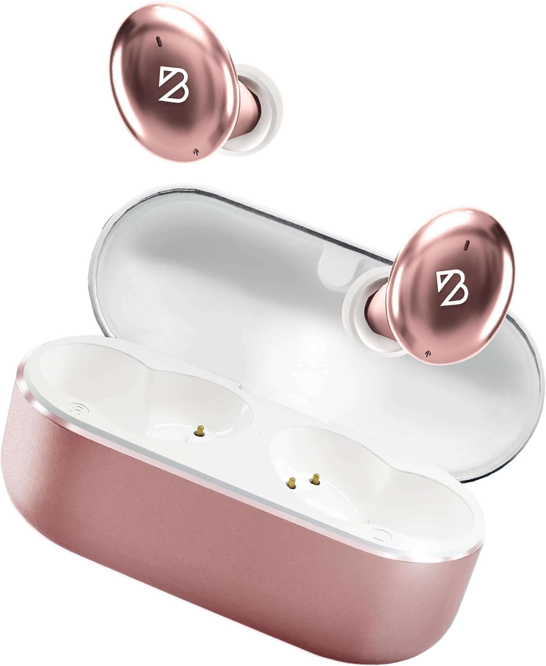 - Tempo 30 Wireless Earbuds for Small Ears - Award-Winning Sound, Sweatproof Bluetooth Earbuds, Comfortable Ear Buds for Women, Pink Earphones Small Ear Canals, Long Battery Headphones