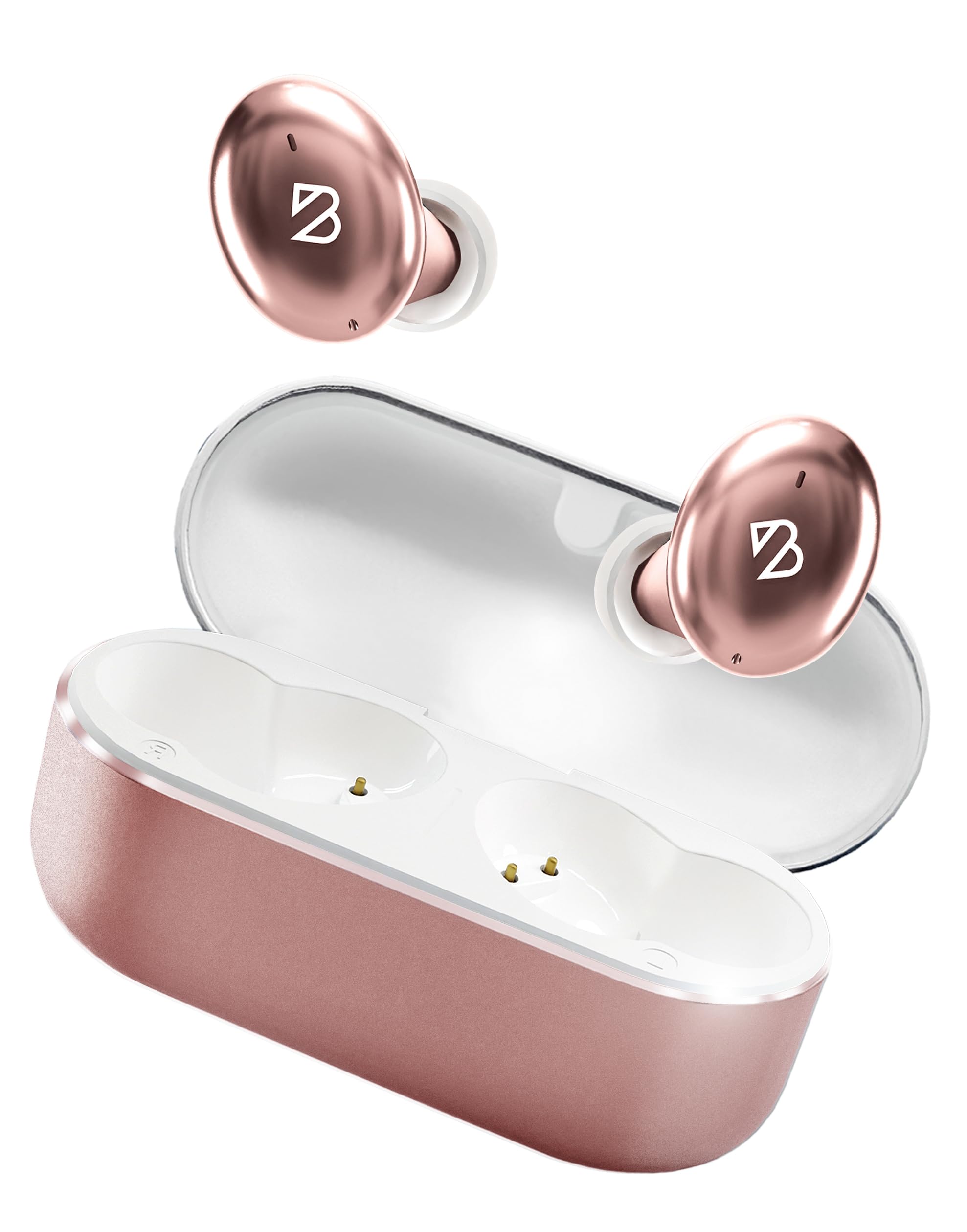 Tempo 30 Wireless Earbuds for Small Ears - Award-Winning Sound, Sweatproof Bluetooth Earbuds, Comfortable Ear Buds for Women, Pink Earphones Small Ear Canals, Long Battery Headphones