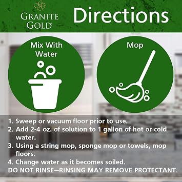 Granite Gold Stone & Tile Floor Cleaner, Concentrated, 32 oz