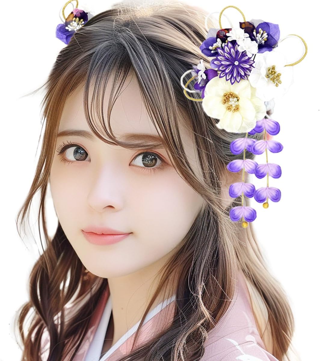 一点物☺︎☺︎シュシュ専売104キラキラビーズ付可愛いリボン