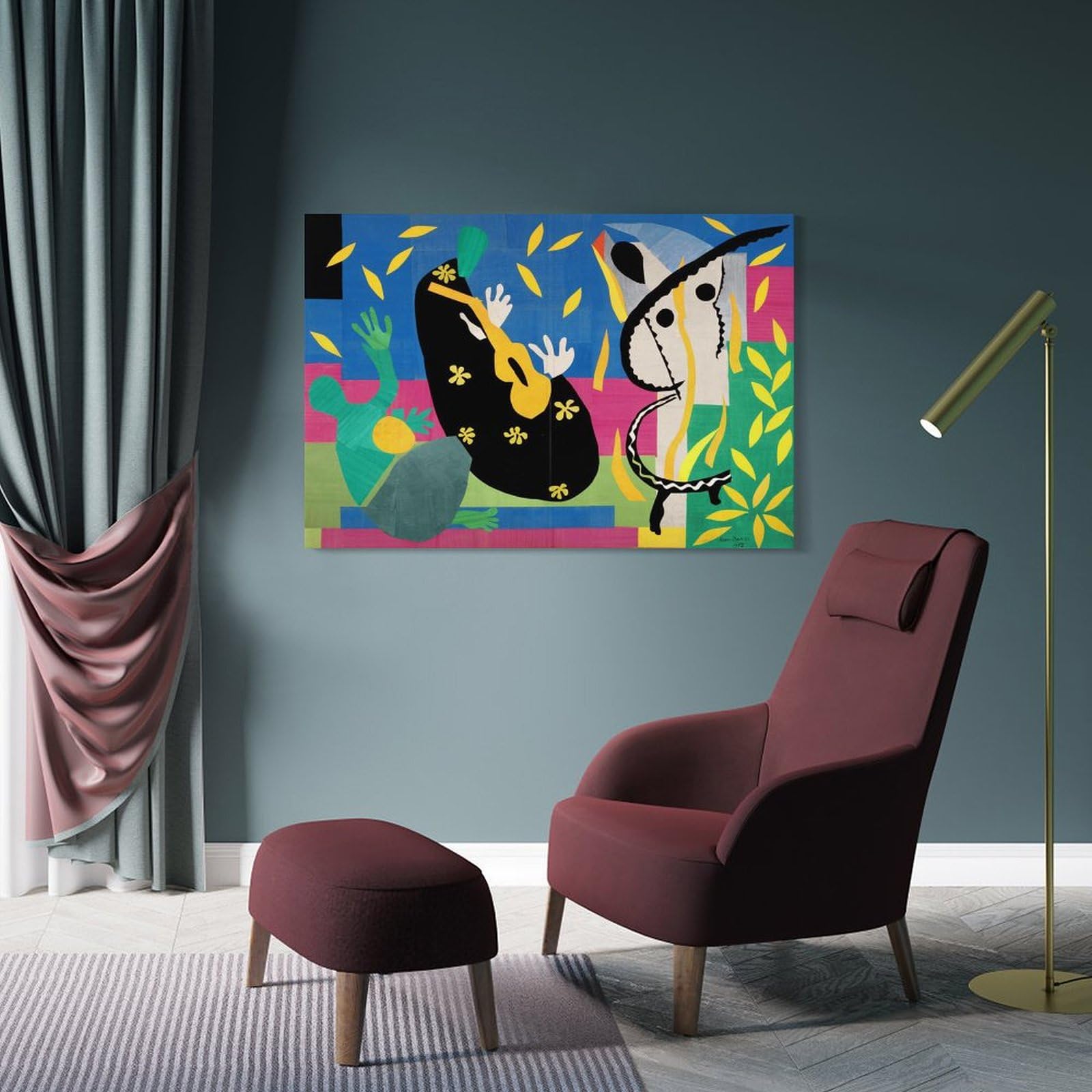 Amazon.co.jp: Henri Matisse アンリ・マティス《王の嘆き1952》有名