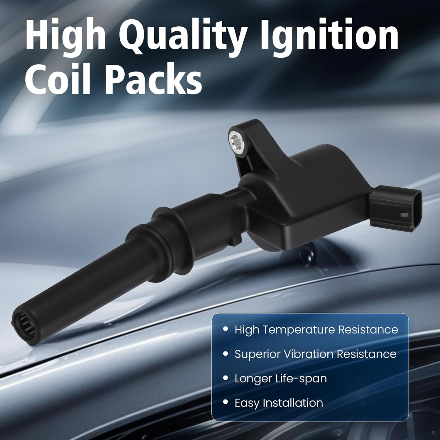 Set of 8 Ignition Coil DG508 & Spark Plug Compatible with Ford 5.4L V8 DG472 DG457 DG491 FD503 Crown Victoria Expedition F-150 F-250 Mustang for Lincoln Mercury Explorer
