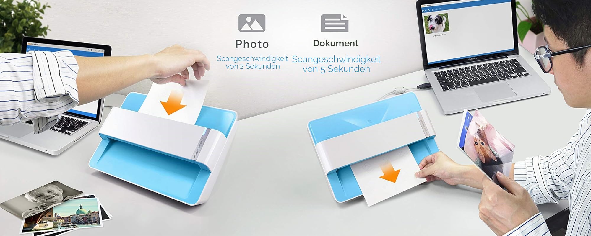 Plustek ePhoto Z300 Fotoscanner 600 x 600 dpi USB Einzugssensor