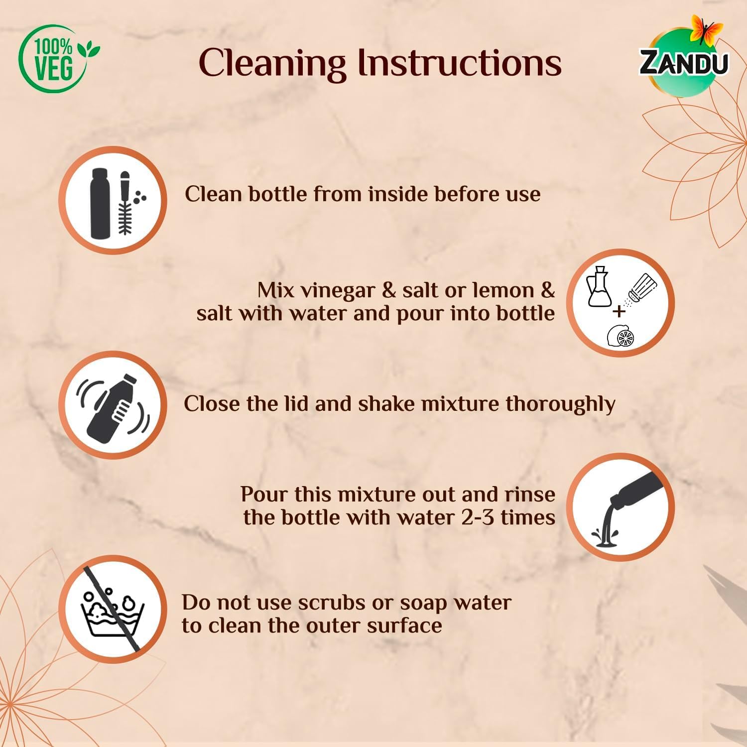 Zandu Copper Bottle (Green): Prepared with 100% Pure Copper | Useful in Promoting Overall Health (Pack of 950 ml)