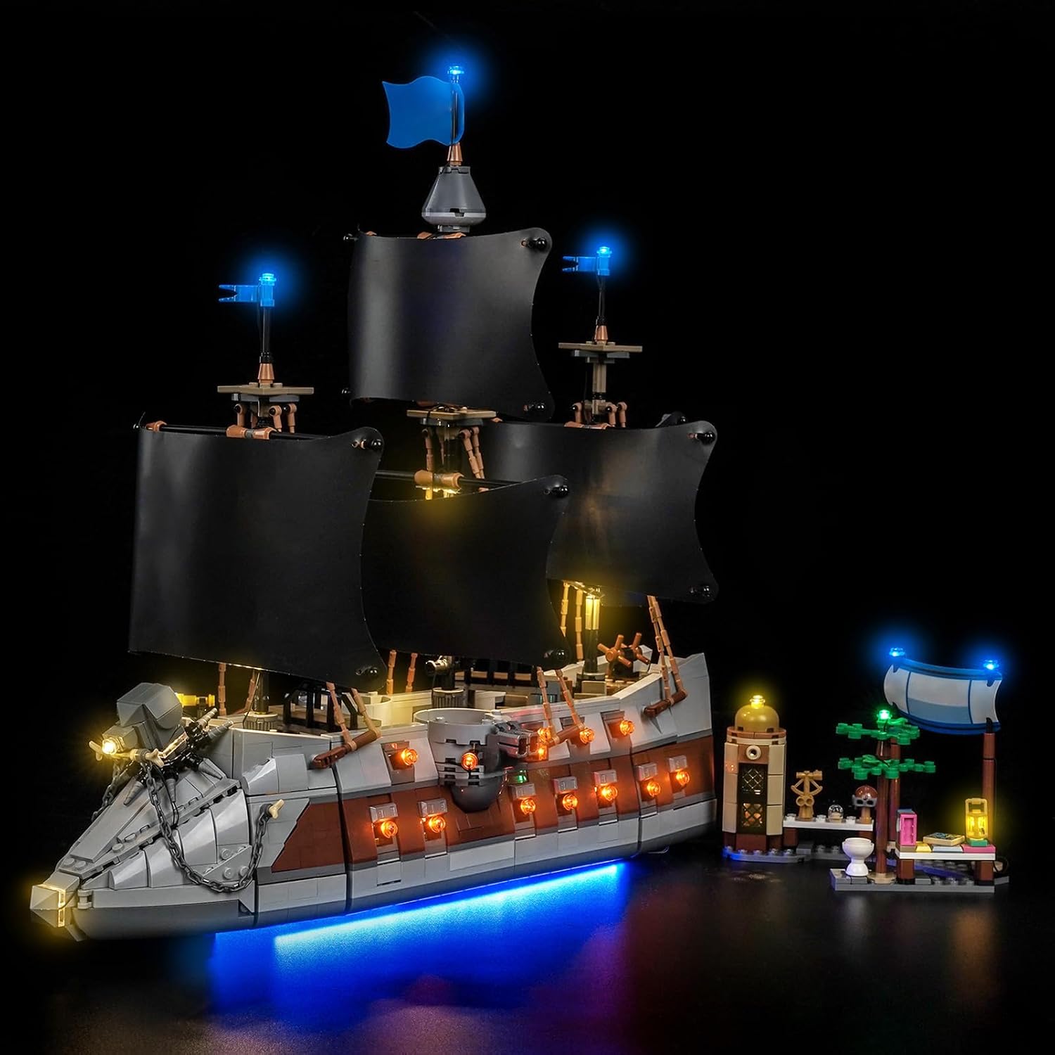 BrickBling Light Compatible with Lego One Piece Garp's Marine Battleship
