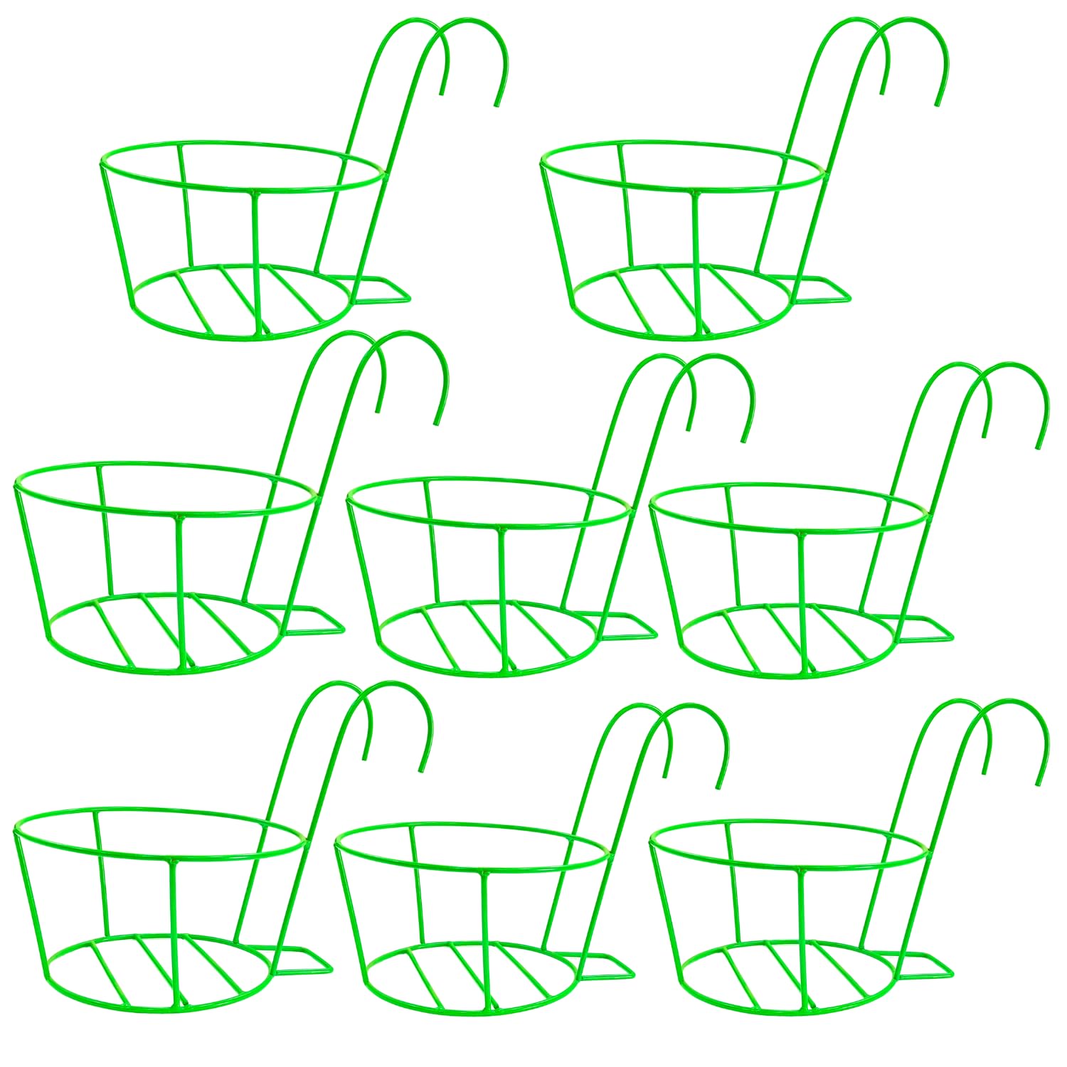 See full amazon price history chart for Homely Get Crafty Hanging Flower Pot Holder Railing Potted Plant Stand/ Gamla Stand for Home Balcony Decor ||Set of 8|| (Green) Homely Get Crafty Hanging Flower Pot Holder Railing Potted Plant Stand/ Gamla Stand for Home Balcony Decor ||Set of 8|| (Green) (B0D2FSDCW2) Amazon Price History, Amazon Price Tracker