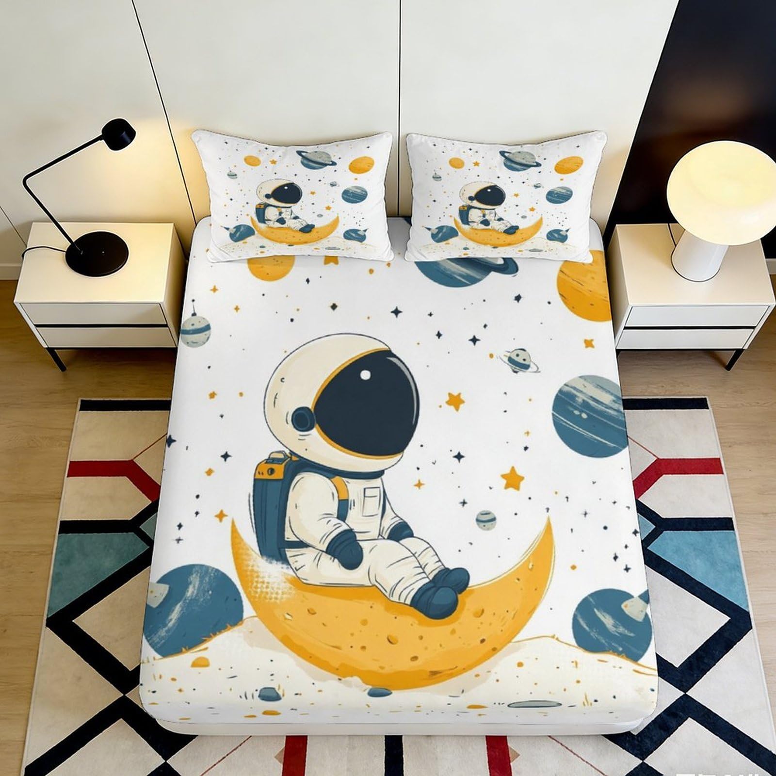 3D Printed Sakura Fitted Sheet Microfiber Deep Pocket Non-Slip Bedding Sakura Mattress Fitted Cover Machine Washable 90x200x25cm