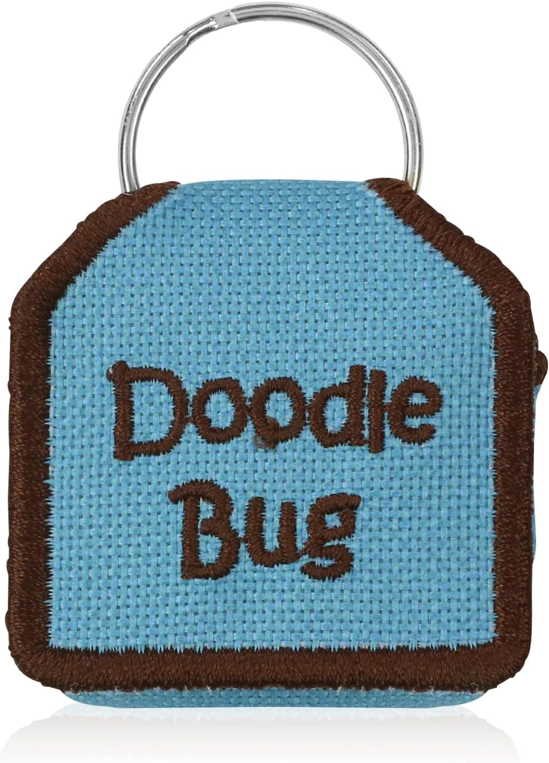 The Tag Bag - Dog Tag Silencer (Doodle Bug/Blue)
