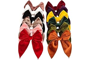 Elegant Velvet Bow Hair Clips: Adorn Little Princesses