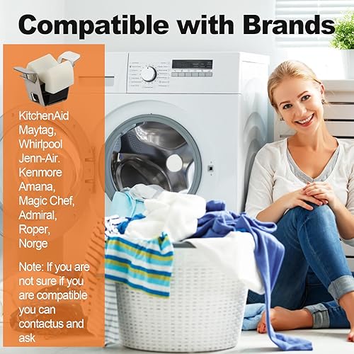 Miniatura 7 de Piezas del pestillo de la puerta de la secadora WPW10610880 para Whirlpool W10610880, W10529190, W10696503, AP6023380, 3023293, PS11756723- Pieza