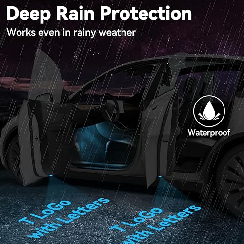 Miniatura 13 de Proyector LED con logotipo para puerta de automóvil, luces de charco, luz de bienvenida ultra brillante, luz de sombra fantasma láser 3D, paquete