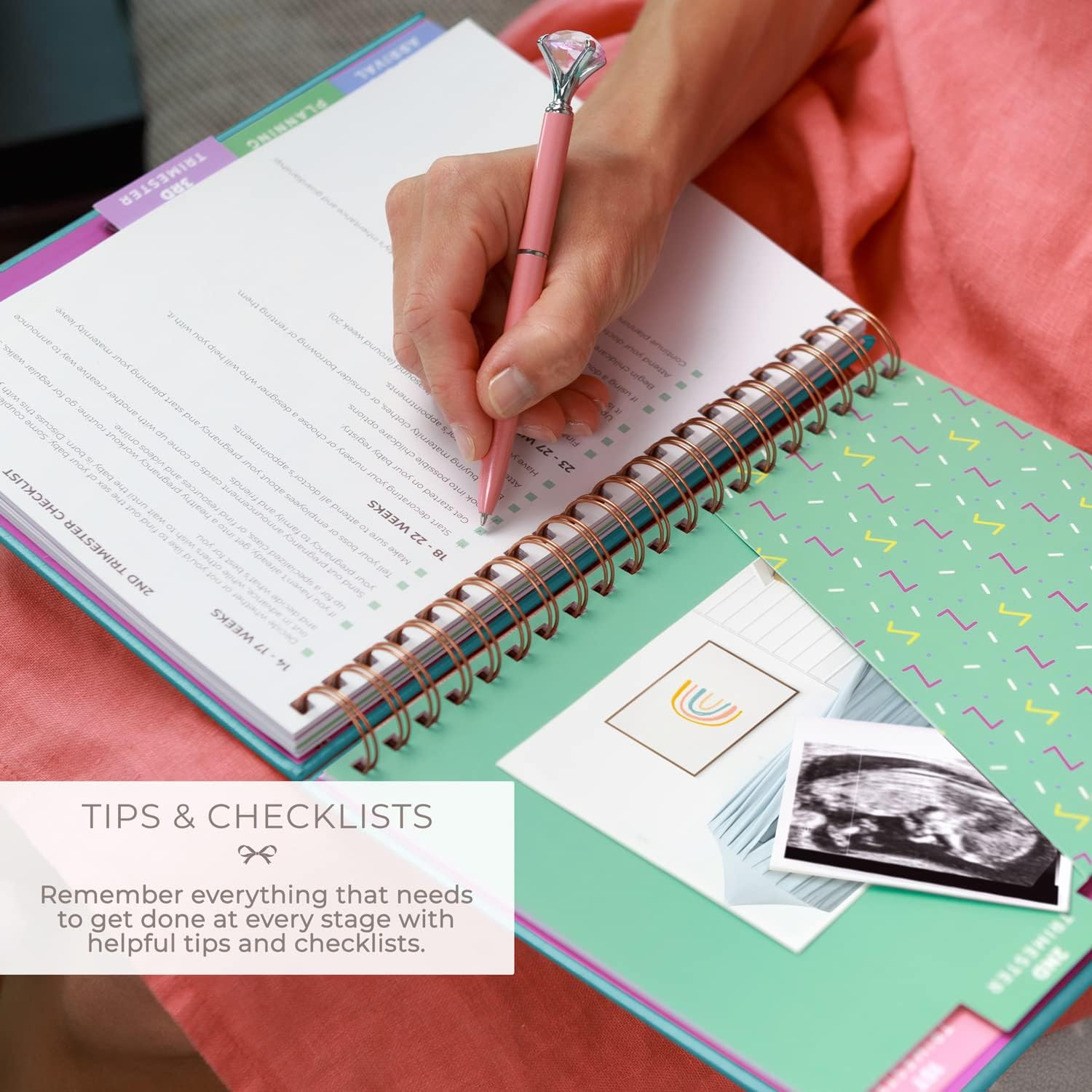 Clever Fox Pregnancy Journal & Memory Book, Pregnancy Planner & Notebook for Expecting Moms, Baby Keepsake - Image 5