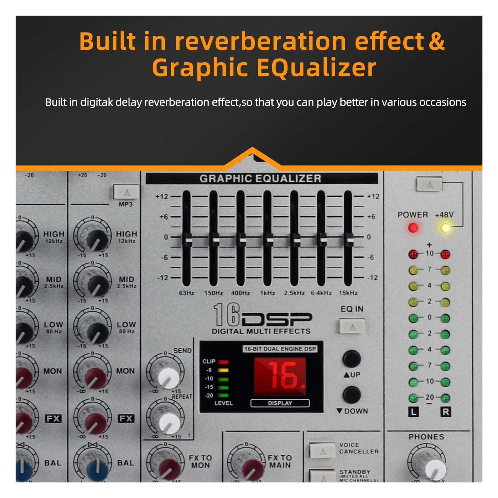Amazon.co.jp: MX12/6 オーディオ ミキシング コンソール サウンド