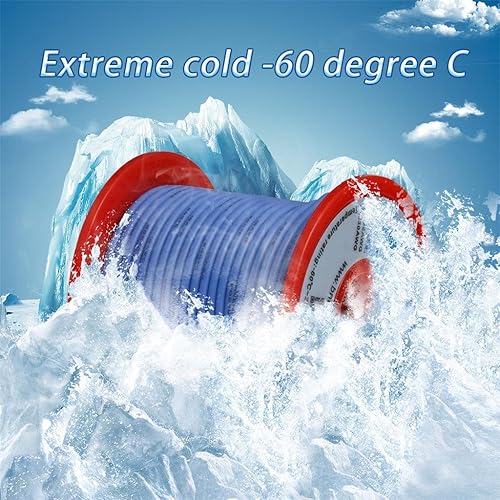 Vista 104 de Bntechgo 18 alambres de silicona suave y flexible, silicona resistente a altas temperaturas, altamente eficiente 18 AWG calibre, 150 hilos