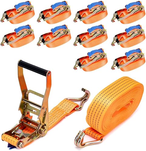 maXpeedingrods 10 pc 5000kg Sangle d'arrimage Sangle à cliquet a 